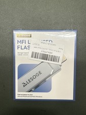 LESOGE MFi Certified 128GB Lightning USB Flash Drive for iPhone iPad Photo Stick picture
