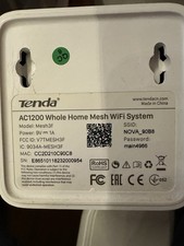 Tenda Nova AC1200 Whole Home Mesh WiFi System Router 6 Piece Bases Plugs WORKS picture