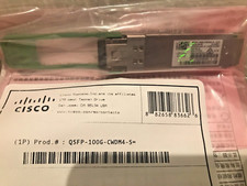 New Cisco QSFP-100G-CWDM4-S 10-3145-02 100GBASE CWDM4 QSFP Transceiver W/Holo picture