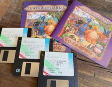 Rare Sierra Kids-Slater & Charlie Go Camping 3 3.5” Inch Floppy Disk Intro Set picture
