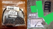 LOT /4 pcs NEW DELL BLACK LAPTOP fit CSeries BAY BLANK-POINTER CAP/4 2 CABLES picture