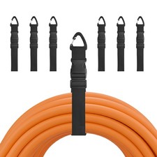 7PCS Heavy Duty Extension Cord Holder Organizer, 17.72IN Adjustable Storage S... picture