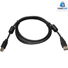 USB 2.0 Hi-Speed A/B Cable with Ferrite Chokes M/M 6-ft. , Black picture