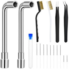 16 Pieces 3D Printer Nozzle Wrench Cleaning Kit,10 Nozzle Cleaning Pins with ... picture