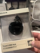 Belkin F4U006 Black 4 Port Travel USB Hub  High Speed USB  New picture