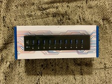 Vantec 10 Port USB 3 0 Aluminum Hub Charging With Bracket New Old Stock picture