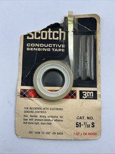 3M Scotch Conductive Sensing Tape cat no. 51-7/32-150 New Old Stock picture