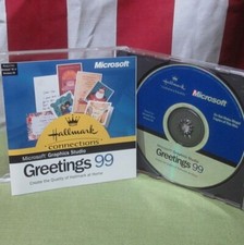 HALLMARK CARDS Greetings 99 Microsoft Graphics Studio CD-ROM Windows 95/98 picture