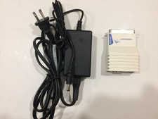 Lantronix MPS100 MPS 100 10/100 Ethernet Micro Print Server and AC Adapter  picture