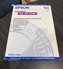 Epson Photo Quality Ink Jet Paper 13.0” X 19.0”  100 Sheets open box picture