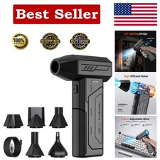 Portable Electric Air Duster - 130000RPM with Long Battery Life & Fast Charging picture