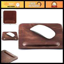 Ergonomic Leather Mouse Pad with Wrist Rest - Non-Slip Base, Smooth Surface picture