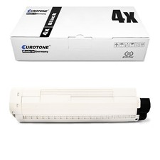 4X Eurotone Eco Toner BLACK For OKI ES-8441 ES-8431-DN picture