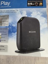 Belkin PLAY N600 Wireless Router N+N300 Dual Band 300 Mbps 2010 Opened Box picture