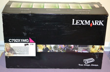 OEM Lexmark C792X1MG Magenta Extra High Yield Print Toner Cartridge---New Sealed picture