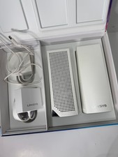 Linksys Velop WHW0302 Tri-Band Mesh WiFi System  AC4400  2-Pack Open Box GREAT ✅ picture