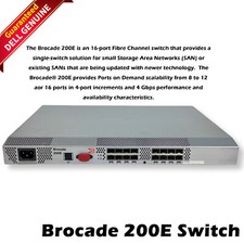 Dell SilkWorm 200E 16-Port 4 Gigabit Ethernet Fibre Channel Switch 0FJ787 FJ787 picture