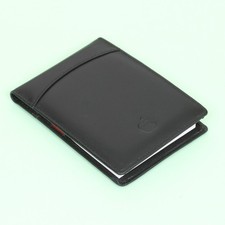 Vintage Apple Computer Promotional Leather Leed’s Notepad Holder with Pen picture