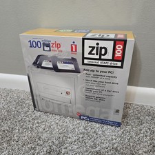 Iomega Zip 100 ATAPI IDE Internal Drive SuperFloppy Disks SCSI Cable Set Sealed picture