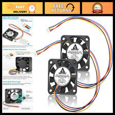 24V PWM 4010 40mm Hotend Heatsink Fan 2-Pack, Dual Ball Bearing, 8500 RPM, Mini picture