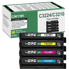 C3426 C3210 C3224 Toner Cartridge New Chip Replacement Lexmark Printer 4 Pack  picture