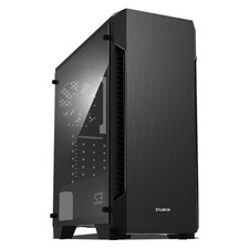 S3 ATX Mid-Tower PC Case Black Acrylic Side Panel 3x120mm Fans USB 3.0 picture