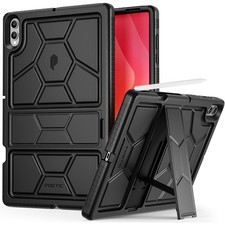 For Galaxy Tab S11 Ultra Case Poetic With Kickstand Silicone Cover Black picture