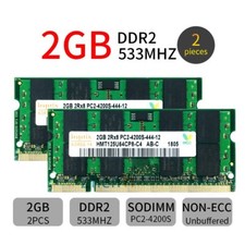 4GB 2x 2GB PC2-4200S DDR2-533MHz 200PIN SO-DIMM Notebook Laptop Memory For Hynix picture