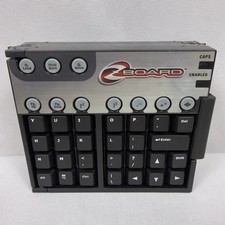 Ideazon ZBoard Crossfire Gaming Keyset Folding Insert Overlay Only Vtg Black OEM picture