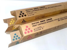 OEM Ricoh C5000, C5050, LD550C CMYK Printer Cartridges  841455, 454, 453, 841284 picture