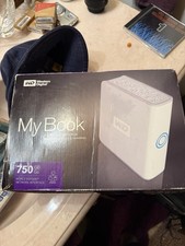 New Old Stock WD My Book Storage System 750gb External Storage Device Clean Rare picture