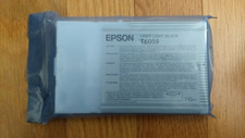 2017 GENUINE EPSON T6059 LIGHT LIGHT BLACK K3 INK STYLUS PRO 4800 4880 SEALED picture