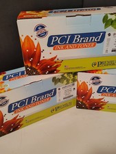  3 PCI Brand C734A1KG Black Toner For Lexmark Open Box Sealed Foil picture