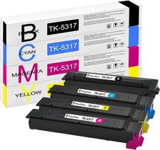 Toner Cartridges 4-Pack BCMY Chip TK-5317 MasaiMara [Compatible with Kyocera] picture