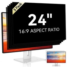 [5-Pack] 24 Inch 16:9 Computer Privacy Screen Filter for Monitor - Privacy Sh... picture