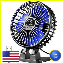 Jzcreater Usb Desk Fan Mini Portable Fans 3 Speeds Desktop Table Cooling Fan picture
