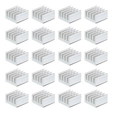 20Pcs 9x9x5mm Heatsink Aluminum Radiator Heat Sink Cooling White picture