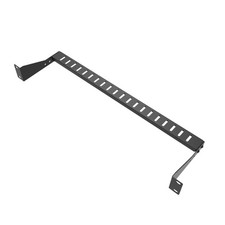 JINGCHENGMEI 1U Horizontal 19-Inch Rack Mount Cable Management 1U1PC, Black  picture