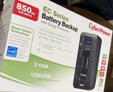 CyberPower EC850LCD UPS 850VA 510W LCD Surge Protection 12 Outlets picture