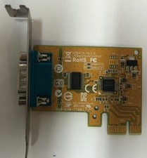 Dell Sunix DB9 Serial Port RS-232 PCIe Interface Card 0NT0HM 039G9N Low Profile  picture