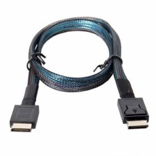 CY OCuLink PCIe SFF-8611 4i to OCuLink SFF-8611 SSD Data Active Cable 50cm picture