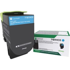 Lexmark Original Toner Cartridge - Cyan (71B1HC0) picture