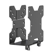ZJJ002 Black Adjustable Thin Client Mini PC CPU VESA Bracket Under Desk Mount picture
