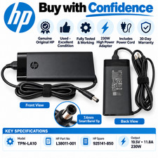 Genuine HP 230W AC Adapter Charger 19.5V 11.8A TPN-LA10 925141-850 OEM picture