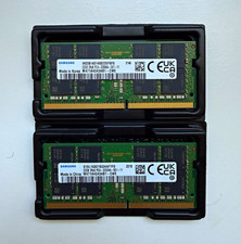 Samsung 64GB (2x32GB) DDR4 SO-DIMM PC4-3200AA RAM M471A4G43AB1-CWE picture