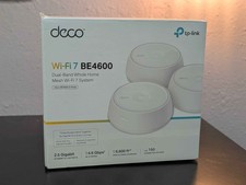 TP-LINK Deco BE4600 Wi-Fi 7 Dual-Band Mesh Router System 3-Pack White picture