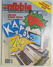Vtg. Nibble Magazine January 1987 7th Anniversary Issue Arcade Sound Editor MINT picture