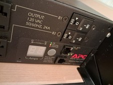 APC AP7802 Metered Rack PDU 120V 24A 16-Outlet 2U L5-30P Power Distribution Unit picture