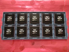 Vintage Tray Lot 10 New Intel i860 XP A80860XP-50 CPU/Processor Gold Bottom/Pins picture