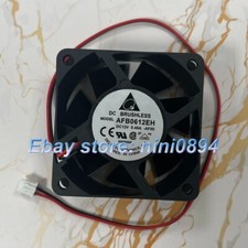 Delta AFB0612EH 6025 DC12V 0.48A 60*60*25MM 2-Wire Dual Ball Cooling Fan picture